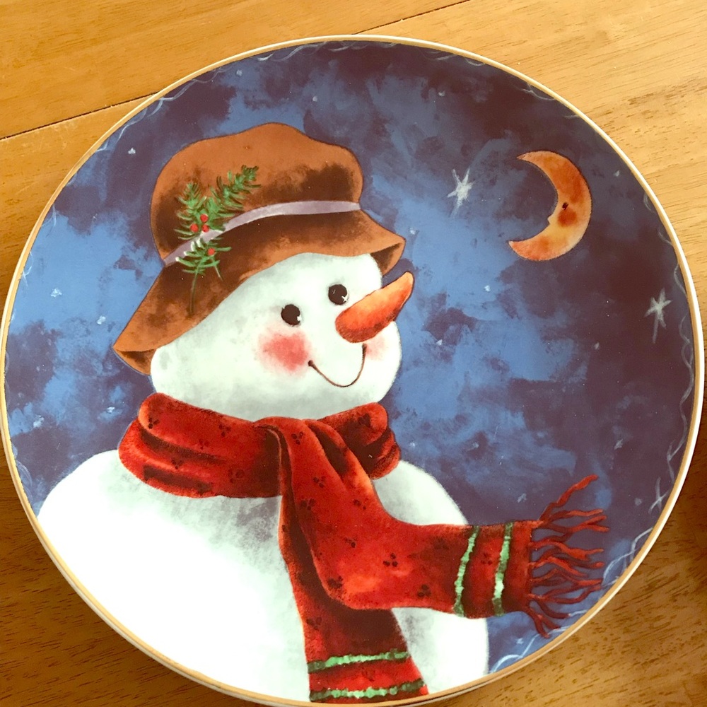 Snowman Platter